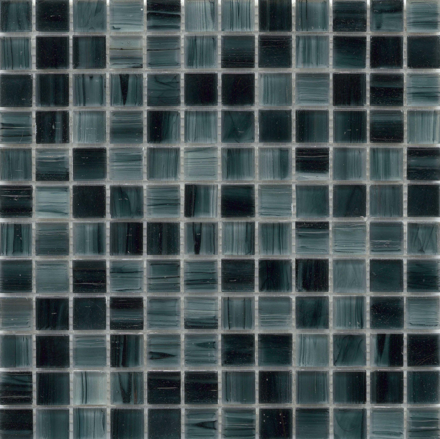 Emser Swirl 1 x 1 12" x 12" Glass Mosaic