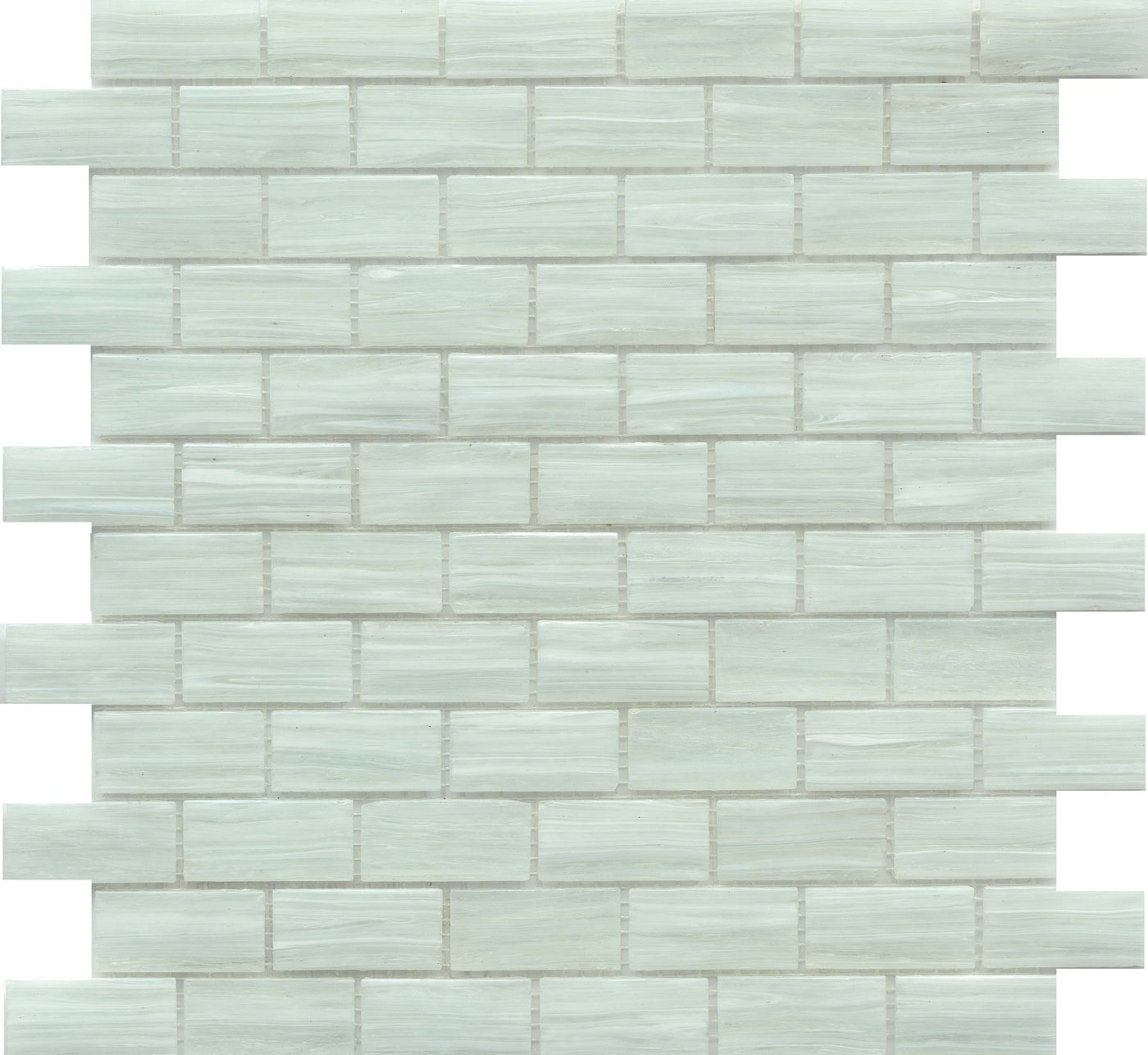 Emser Swirl 1 x 2 12" x 12" Glass Mosaic