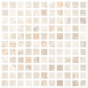 Prestige Glamour 1 x 1 12" x 12" Porcelain Mosaic