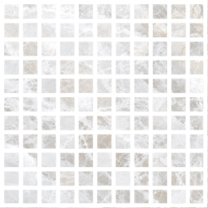 Prestige Glamour 1 x 1 12" x 12" Porcelain Mosaic