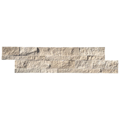 Patara Stone Travertine Ledger Panel 6" x 24" Travertine Mosaic