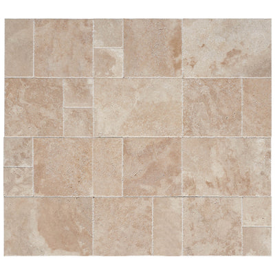 Patara Stone Travertine French Pattern RW x RL Travertine Tile