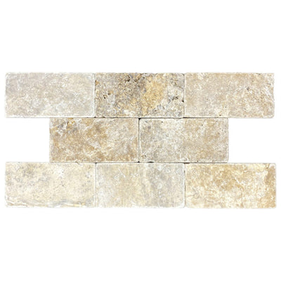 Patara Stone Travertine 3" x 6" Travertine Tile