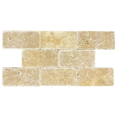 Patara Stone Travertine 3" x 6" Travertine Tile