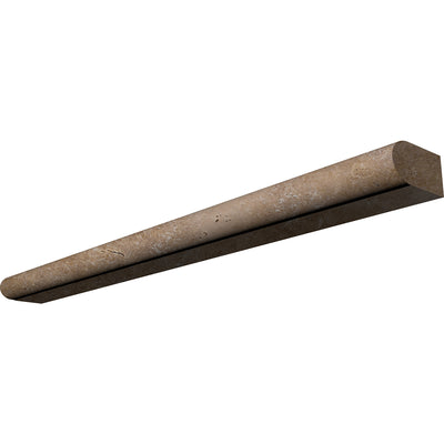 Patara Stone Travertine 0.63" x 12" Travertine Pencil Liner