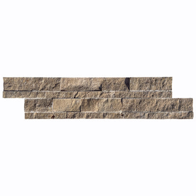 Patara Stone Travertine Ledger Panel 6" x 24" Travertine Mosaic