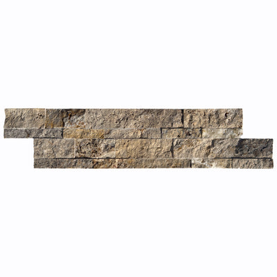 Patara Stone Travertine Ledger Panel 6" x 24" Travertine Mosaic