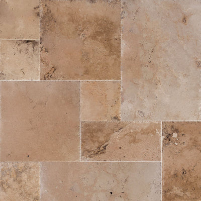 Patara Stone Travertine French Pattern RW x RL Travertine Tile