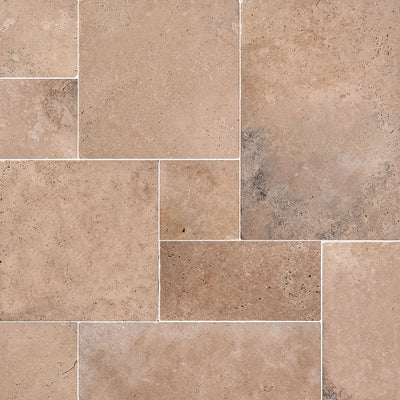 Patara Stone Travertine French Pattern RW x RL Travertine Tile