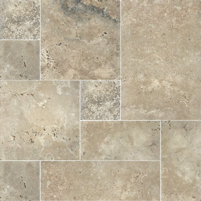 Patara Stone Travertine French Pattern RW x RL Travertine Paver