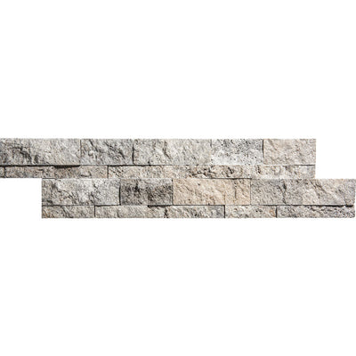 Patara Stone Travertine Corner Ledger 6" x 24" Travertine Mosaic