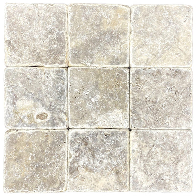 Patara Stone Travertine 4" x 4" Travertine Tile