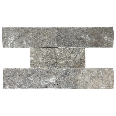 Patara Stone Travertine Splitface 3" x 8" Travertine Tile