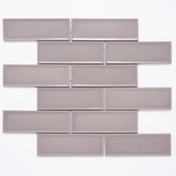 Patara Stone Millennium 2 x 6 Brick 11.8" x 11.8" Porcelain Mosaic