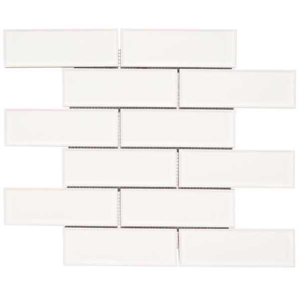 Patara Stone Millennium 2 x 6 Brick 11.8" x 11.8" Porcelain Mosaic