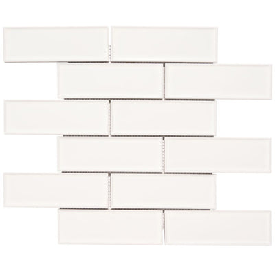 Patara Stone Millennium 2 x 6 Brick 11.8" x 11.8" Porcelain Mosaic