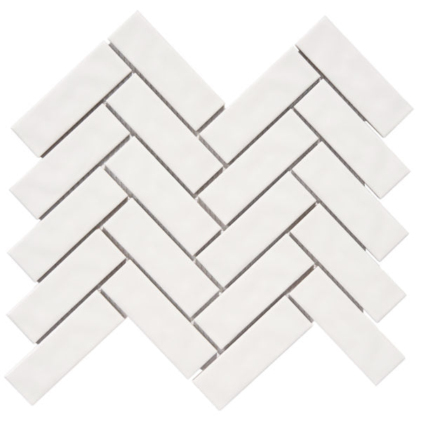 Patara Stone Sophia Herringbone 10.3" x 12.5" Porcelain Mosaic