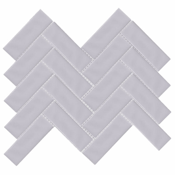 Patara Stone Sophia Herringbone 10.3" x 12.5" Porcelain Mosaic