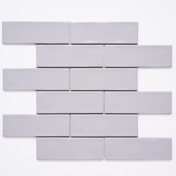 Patara Stone Sophia 2 x 6 Brick 11.97" x 12.3" Porcelain Mosaic