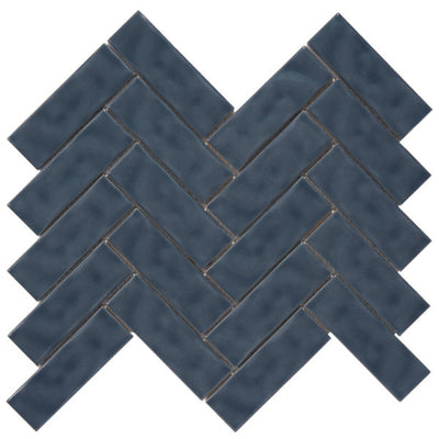 Patara Stone Sophia Herringbone 10.3" x 12.5" Porcelain Mosaic