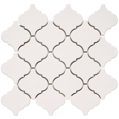 Patara Stone Arabesque 10.63" x 11.42" Porcelain Mosaic