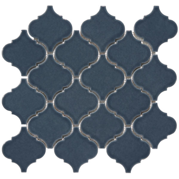 Patara Stone Arabesque 10.63" x 11.42" Porcelain Mosaic