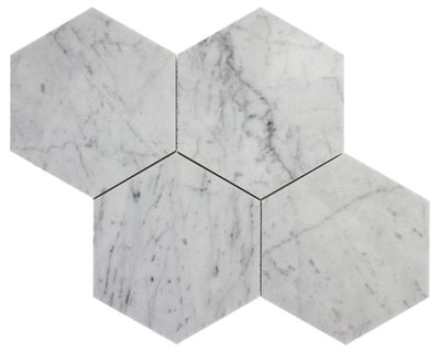 Patara Stone Marble Hex 6" Marble Tile