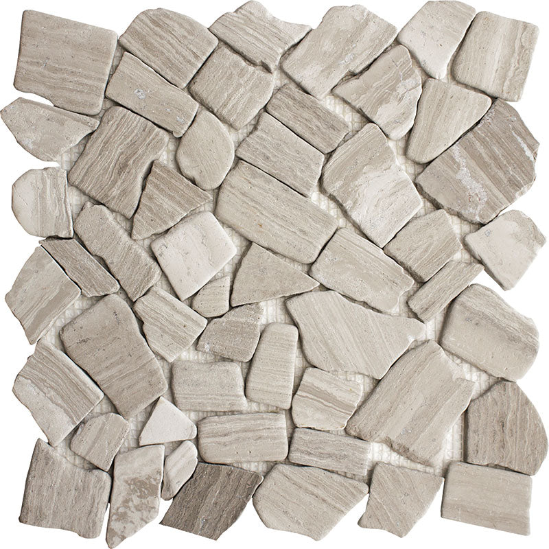 Patara Stone Marble Puzzle 12" x 12" Marble Mosaic