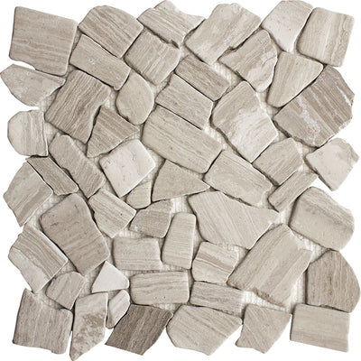 Patara Stone Marble Puzzle 12" x 12" Marble Mosaic