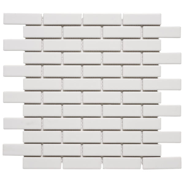 Patara Stone Riva 1 x 3 Brick 11.57" x 11.73" Porcelain Mosaic