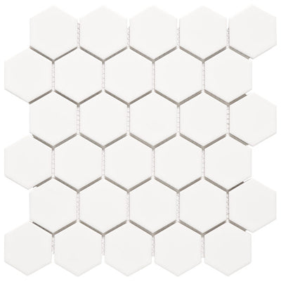 Patara Stone Riva 2" Hexagon 10.67" x 11.1" Porcelain Mosaic