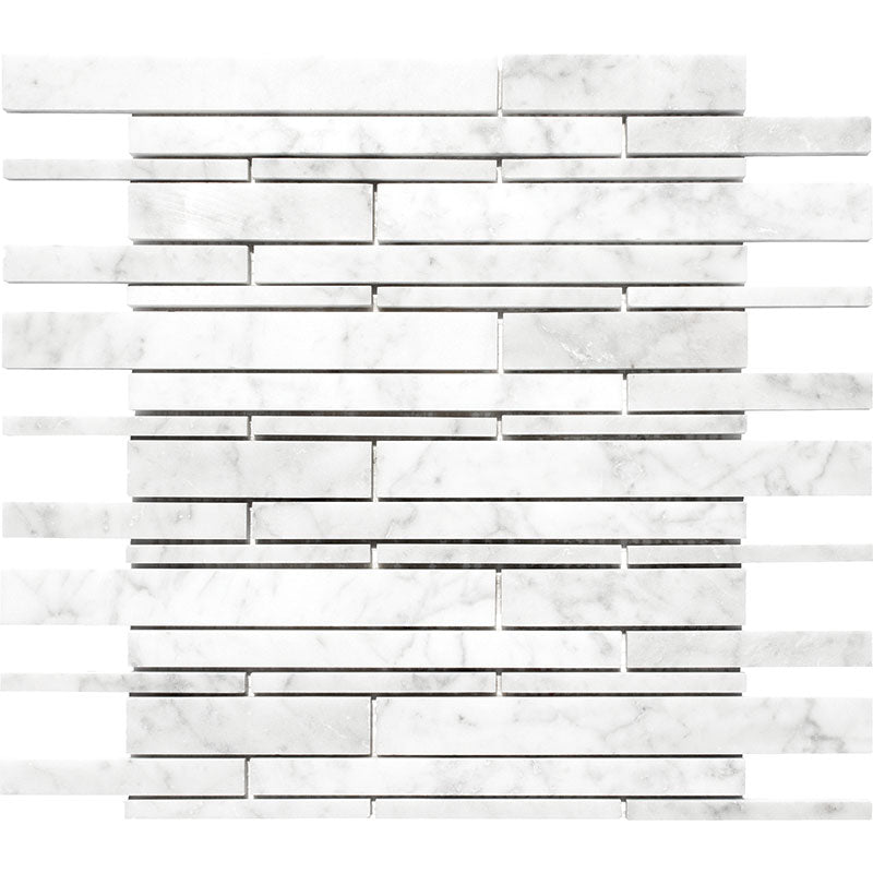 Patara Stone Marble Stacked 12" x 12" Marble Mosaic