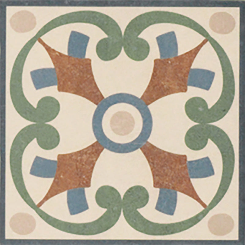 MIR Mosaic Umbria Dot Deco 5.9" x 5.9" Porcelain Tile