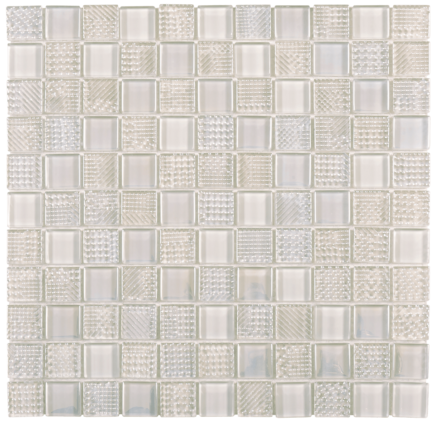 Bati Orient Mix 1 x 1 11.6" x 11.6" Glass Mosaic