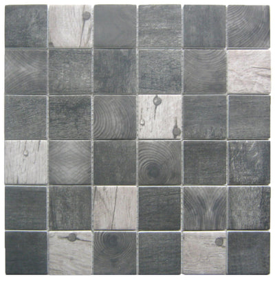 Bati Orient Mix 2 x 2 11.8" x 11.8" Glass Mosaic