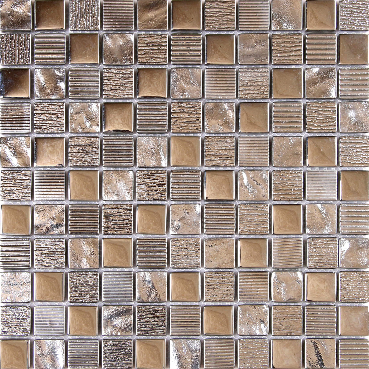 Bati Orient Mix 11.8" x 11.8" Glass Mosaic