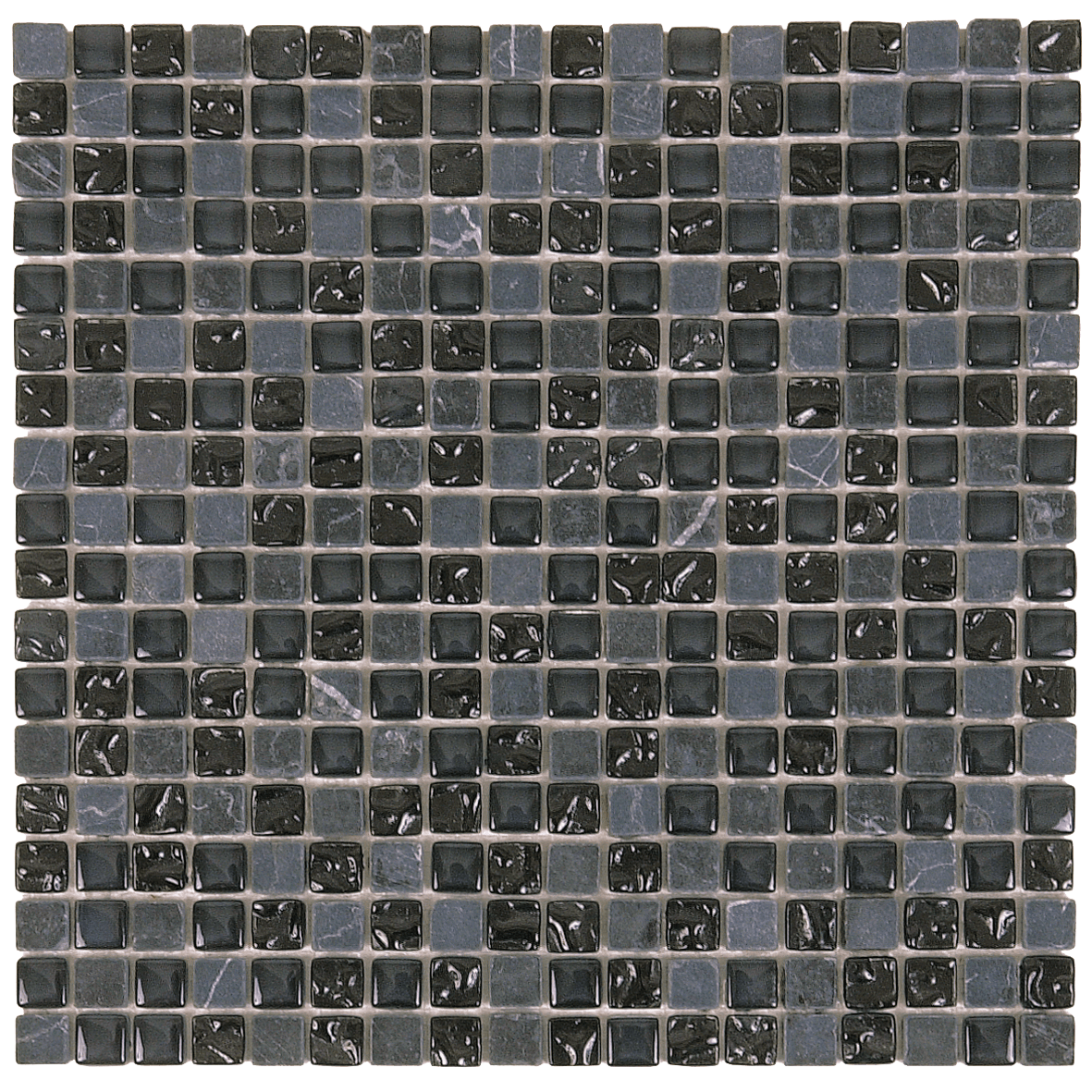 Bati Orient Mix 12" x 12" Glass & Marble Mosaic