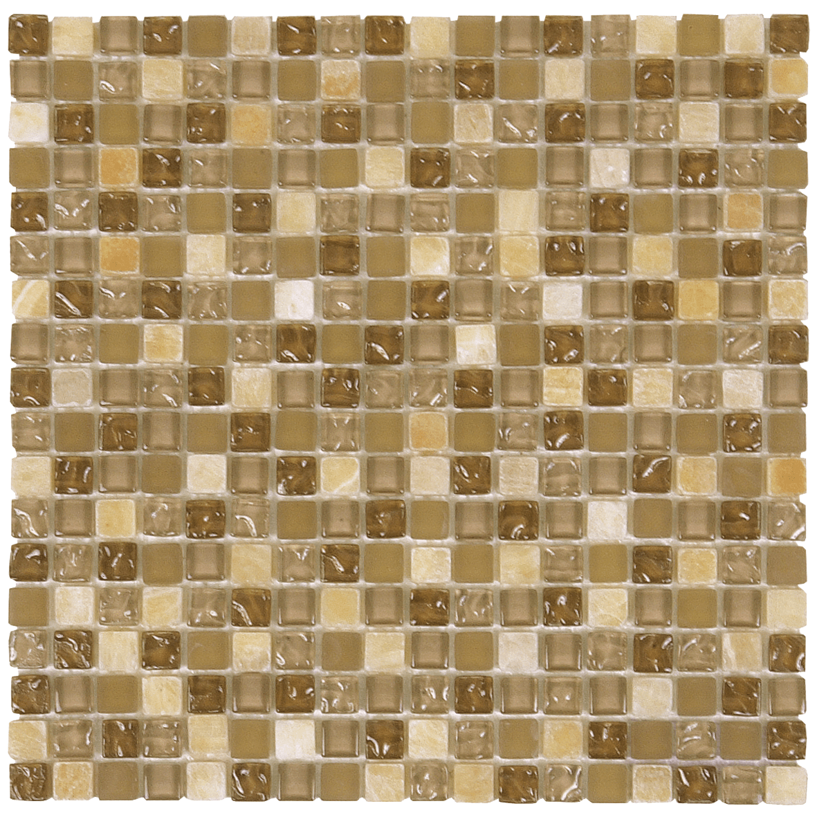 Bati Orient Mix 12" x 12" Glass & Marble Mosaic