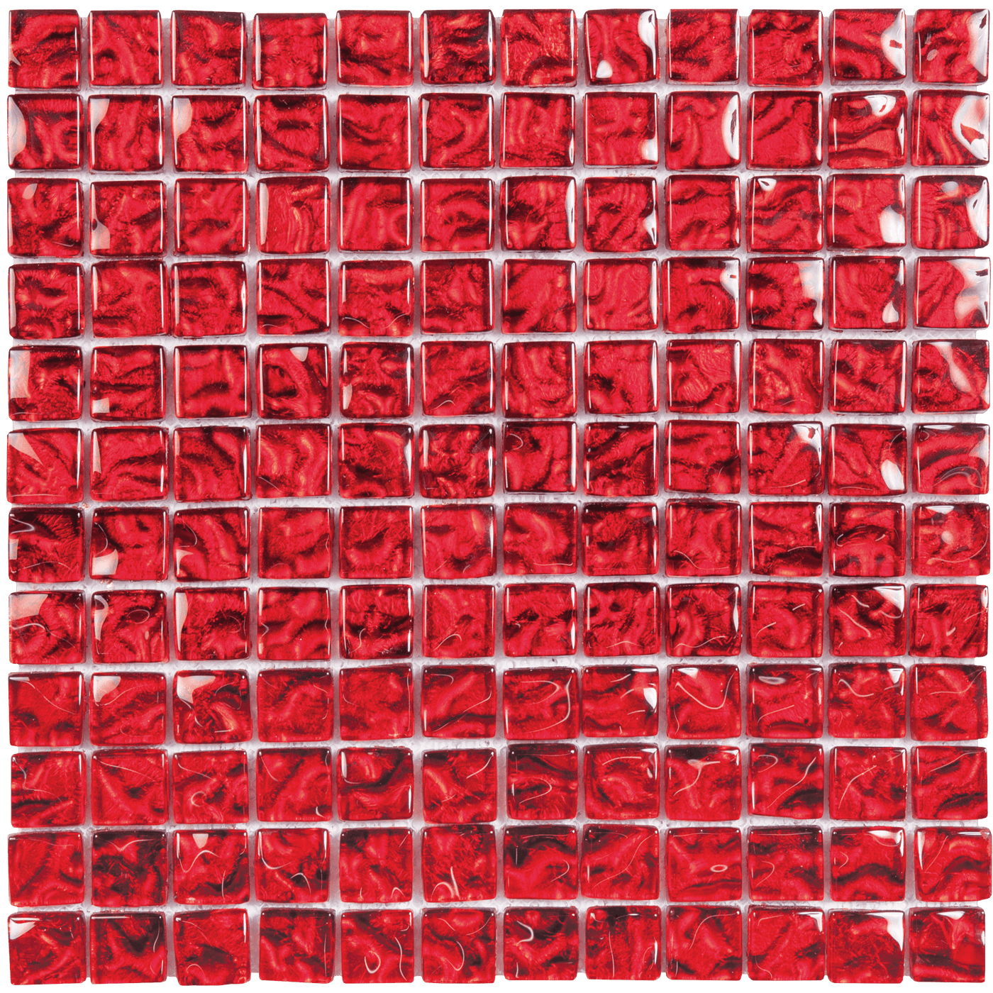 Bati Orient Mix 0.88 x 0.88 11.8" x 11.8" Glass Mosaic