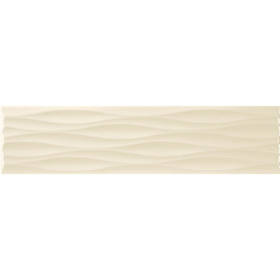 Tesoro Krea Ripple Deco 4" x 16" Ceramic Tile