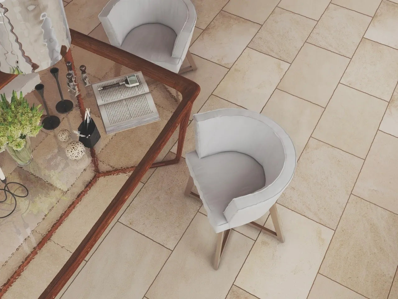 Aspire Stone Limestone 16" x 24" Limestone Tile
