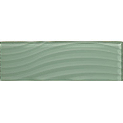 American Olean Color Appeal Abstracts Wave 4" x 12" Glass Tile