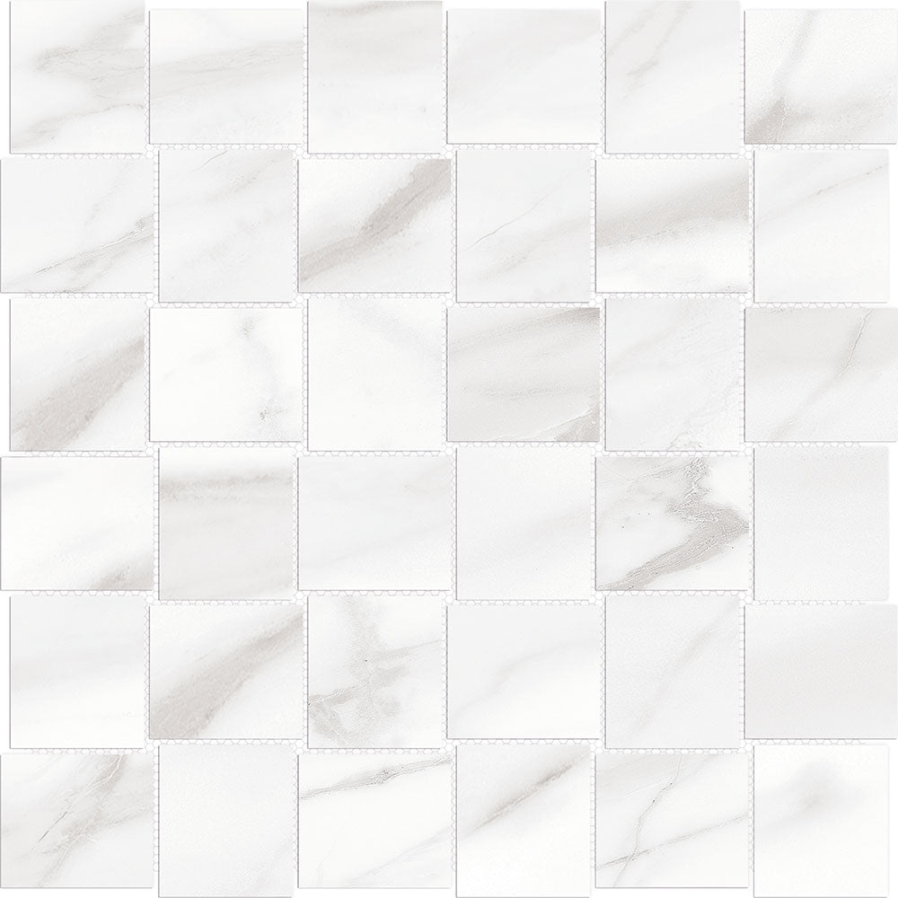 Tesoro Mayfair 2 x 2 Basketweave 12" x 12" Porcelain Mosaic