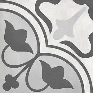 Tesoro Form Clover 8" x 8" Porcelain Tile