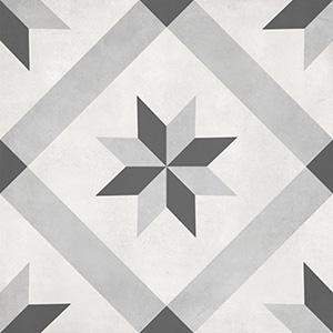 Tesoro Form Compass 8" x 8" Porcelain Tile