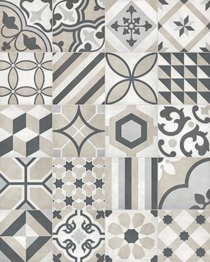Tesoro Form Deco Blend 8" x 8" Porcelain Tile