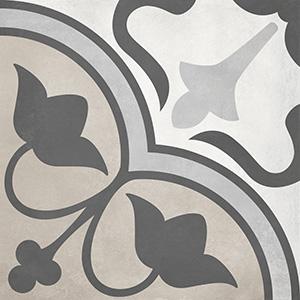Tesoro Form Clover 8" x 8" Porcelain Tile