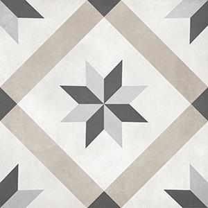 Tesoro Form Compass 8" x 8" Porcelain Tile