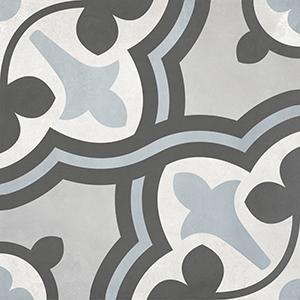 Tesoro Form Baroque 8" x 8" Porcelain Tile