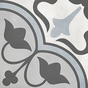 Tesoro Form Clover 8" x 8" Porcelain Tile
